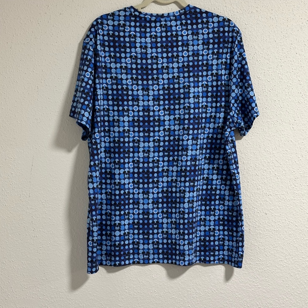 Robert Graham Blue Geometric skull T-shirt Size XL $128 new. this is preowned - Picture 10 of 13